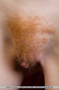 Close Up Picture Of Natural Red Curly Pubes